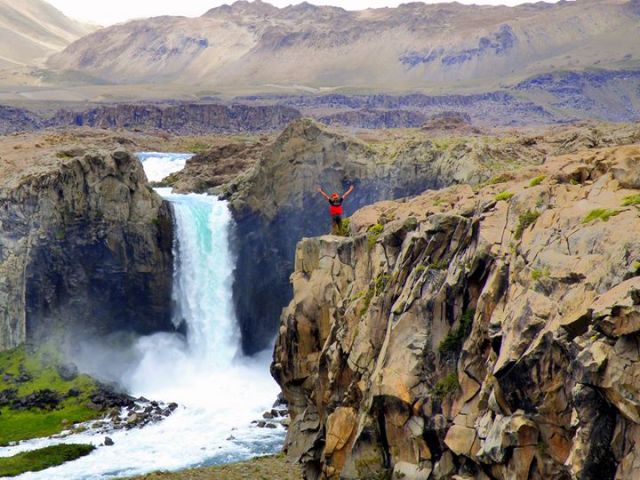 Cascada del Arcoiris en Chile