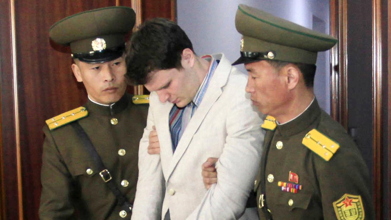 Otto Warmbier detenido por el regimen Coreano