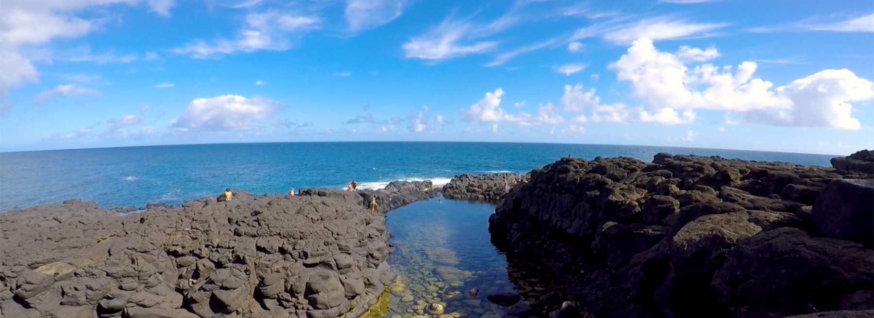 Queen's Bath en la isla de Kauai (Hawái)