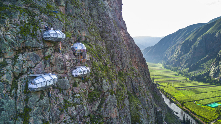 Cabañas para dormir cerca del cielo en el valle sagrado de Perú