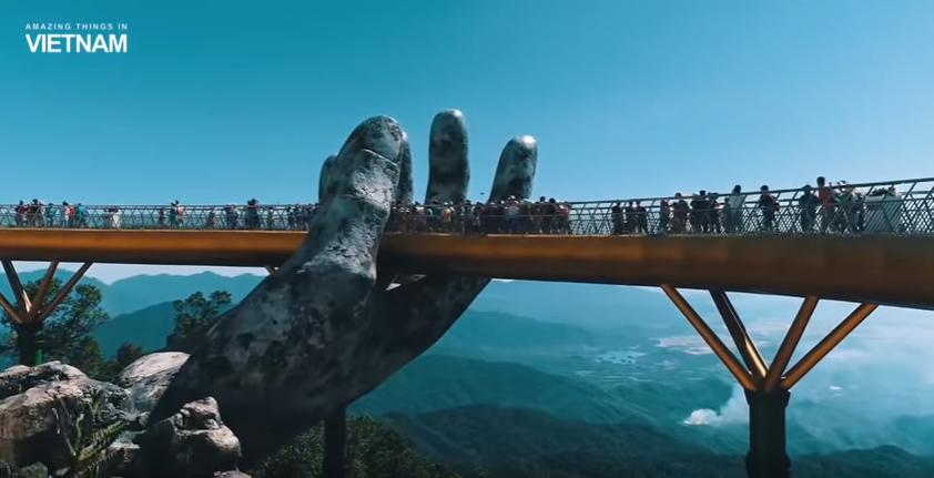 El nuevo Puente de Oro de Vietnam te dejará sin aliento