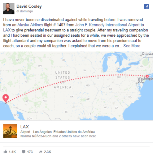 Esto fue lo que escribio Cooley en Facebook
