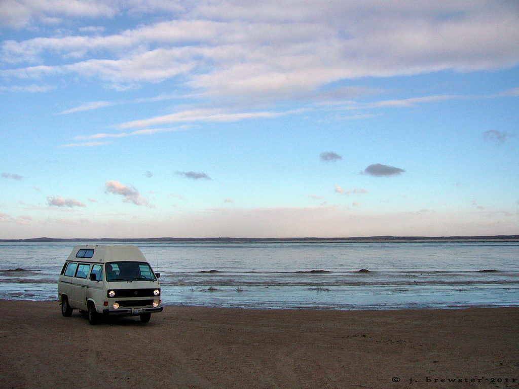 Van volkswagen de 1984 con la que hicimos el viaje