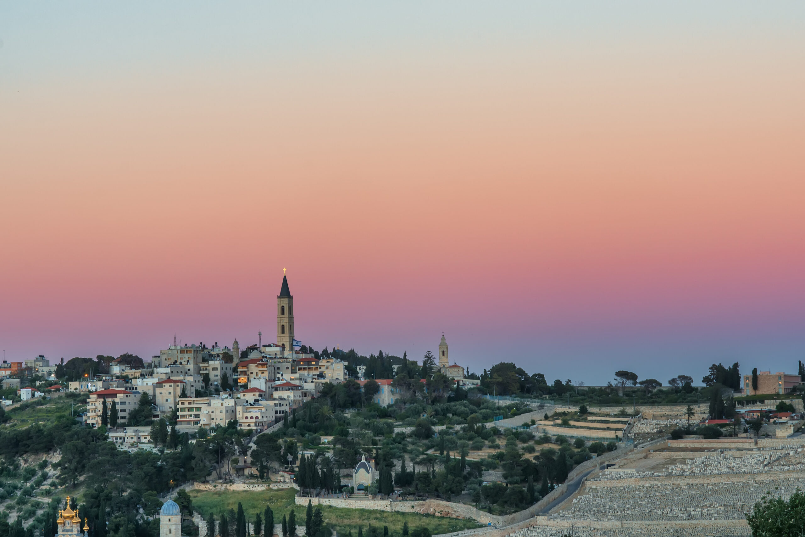 the mount of olives in jerusalem