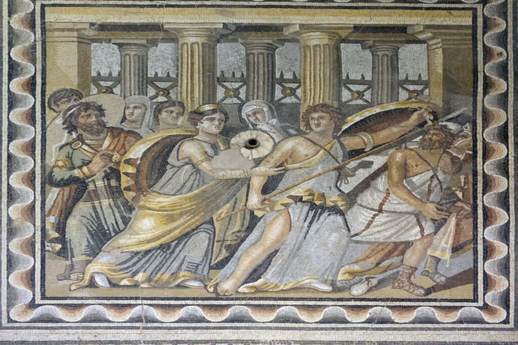 Gaziantep_Zeugma_Museum_Achilles_mosaic