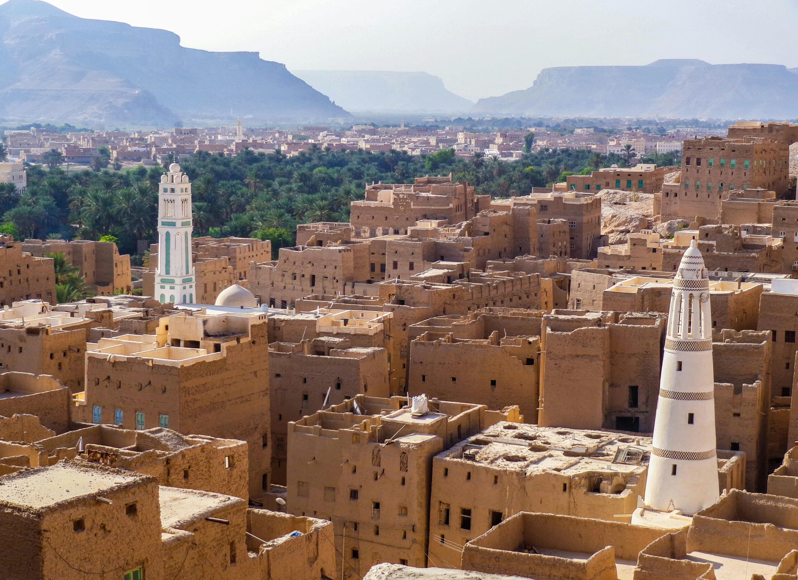 Vista de Shibam, Yemen.