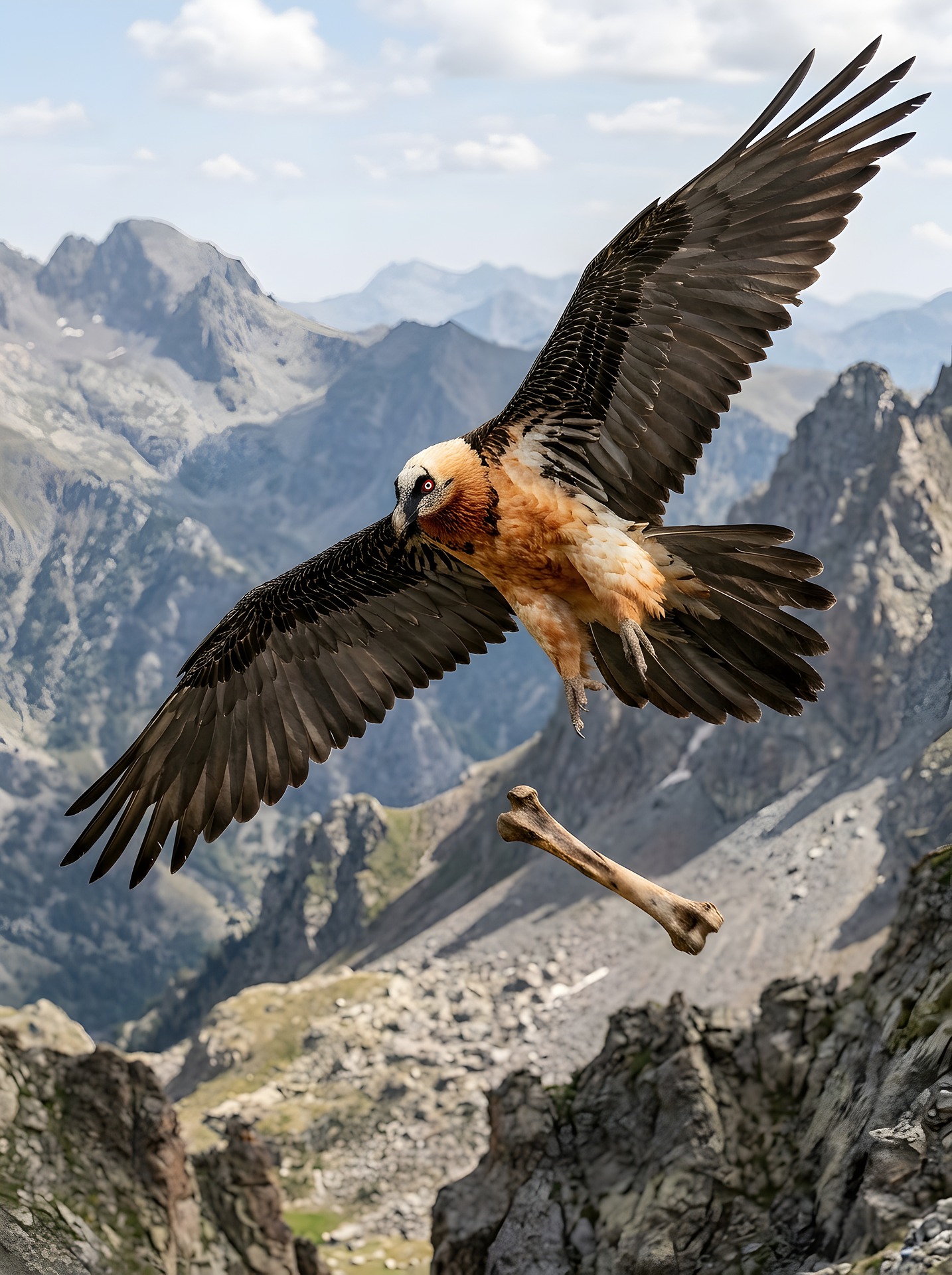 aves-con-comportamientos-extraños-quebrantahuesos aves-con-comportamientos-extraños-quebrantahuesos
